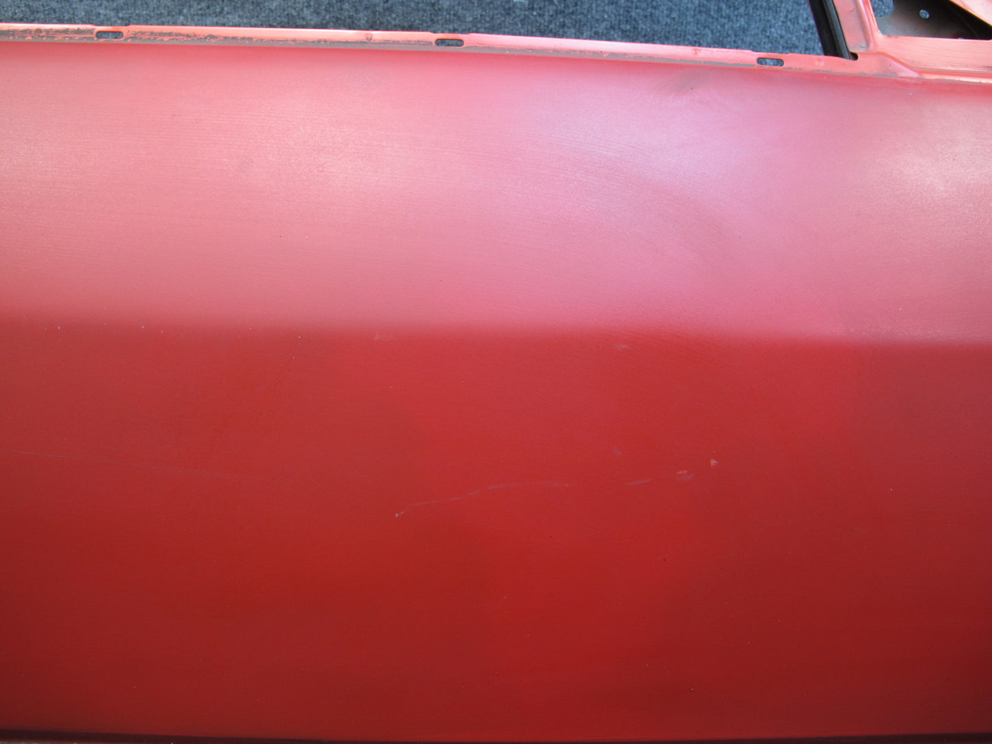 86-88 Mazda RX7 FC3S Coupe Right Passenger Door Shell Panel RED OEM