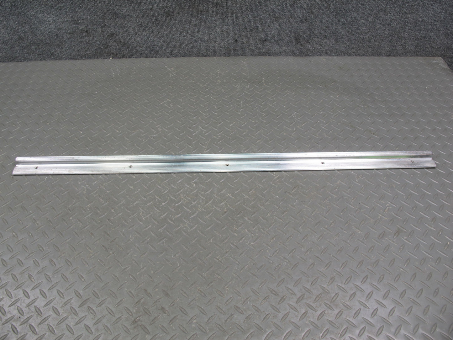 77-89 BMW E24 6-SERIES Set of 2 Door Scuff Step Chrome Trim Plate Cover OEM