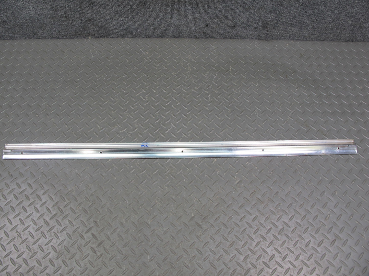 77-89 BMW E24 6-SERIES Set of 2 Door Scuff Step Chrome Trim Plate Cover OEM