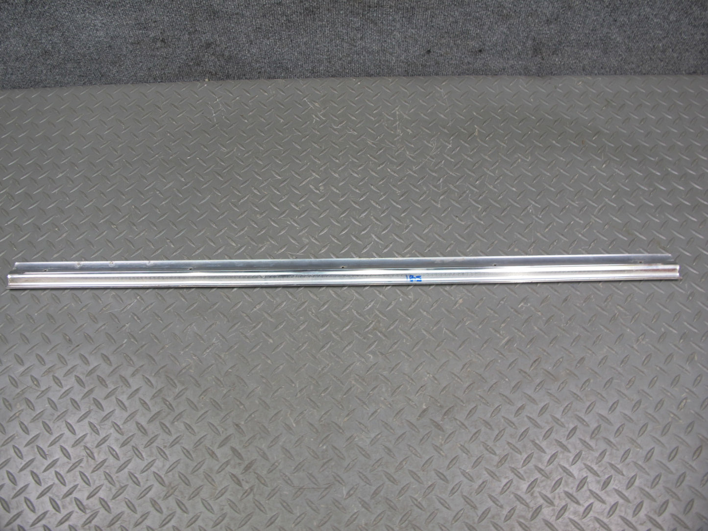 77-89 BMW E24 6-SERIES Set of 2 Door Scuff Step Chrome Trim Plate Cover OEM