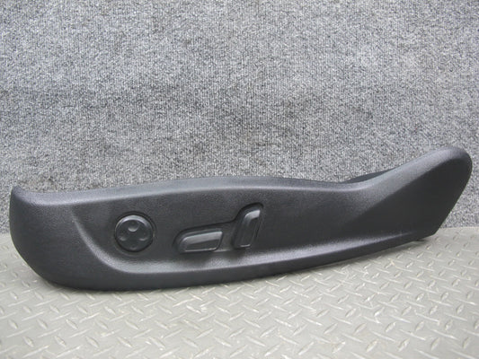 08-18 Audi 4G A7 S7 8T A5 S5 Front Left Seat Trim Cover w Switch & Lumbar OEM