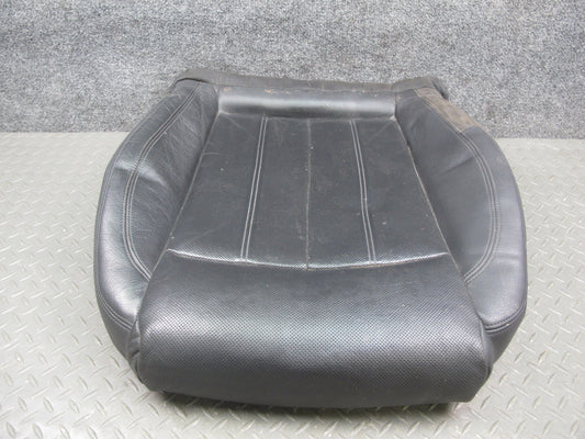 12-18 Audi 4G A7 Front Right Passenger Seat Lower Leather Cushion Black OEM