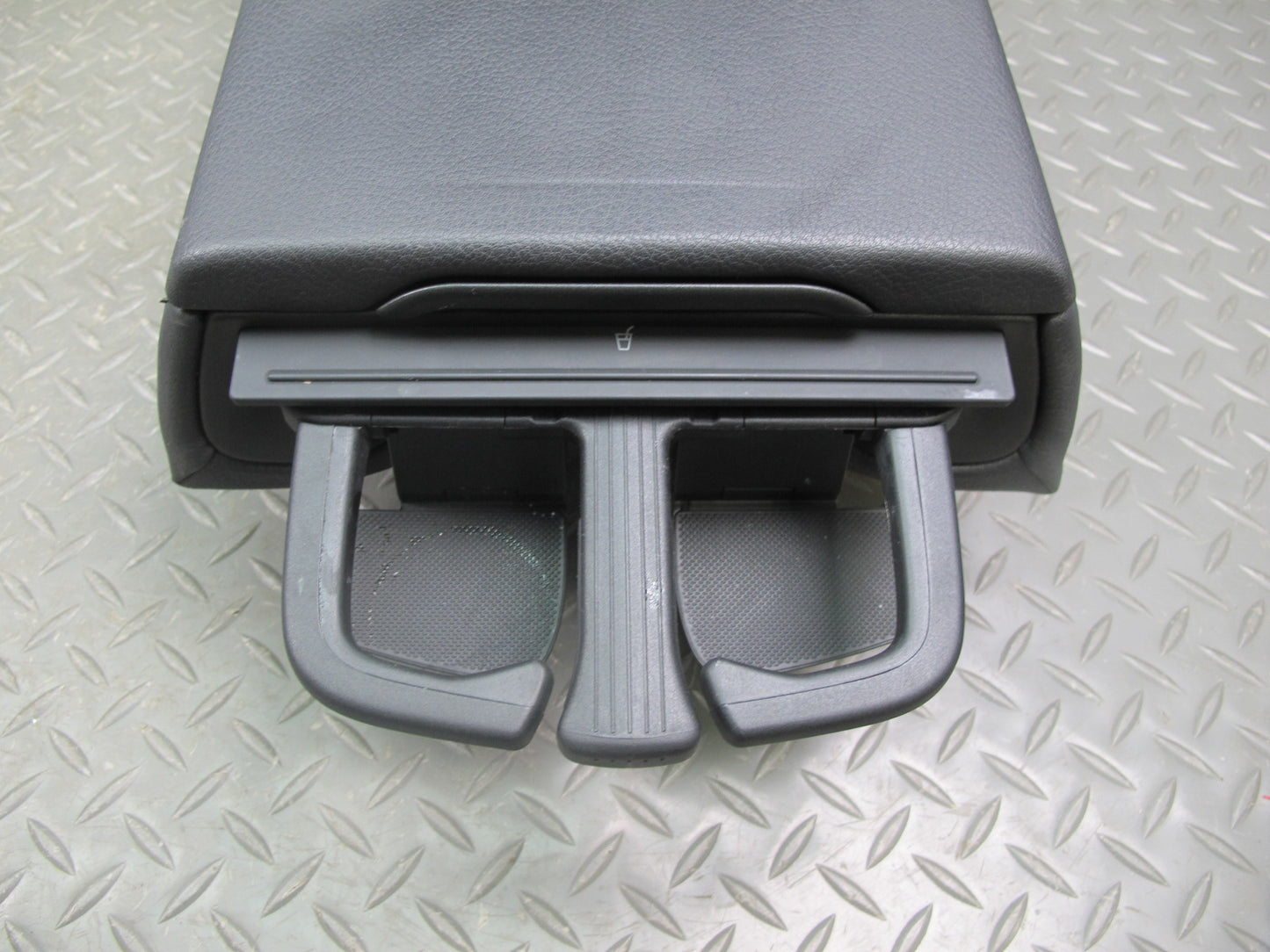 12-18 Audi 4G A7 S7 RS7 Rear Seat Center Armrest Storage CUP Holder Black OEM