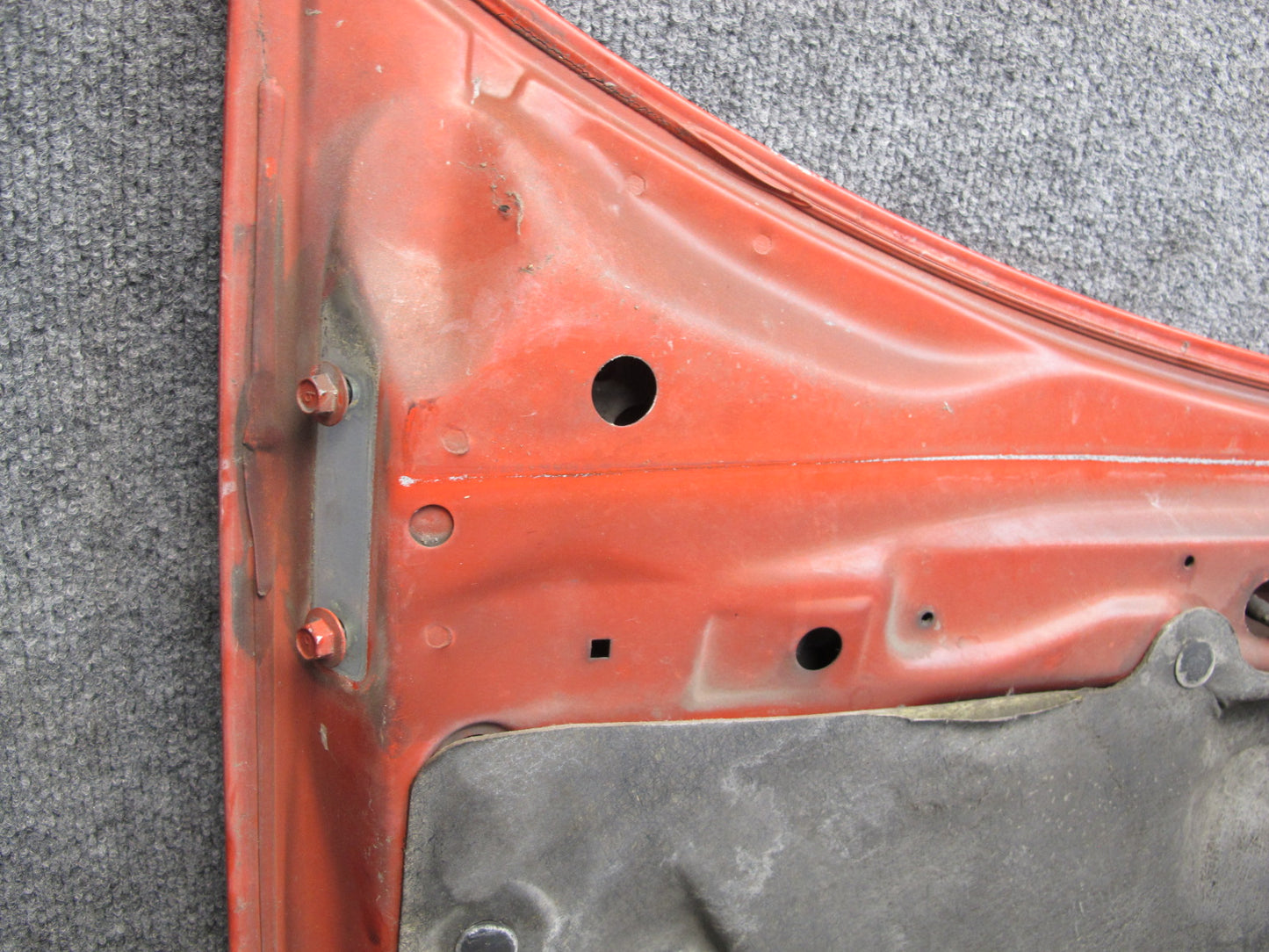 86-91 Mazda RX7 FC3S NON Turbo Front Hood Bonnet Shell Panel Cover RED OEM