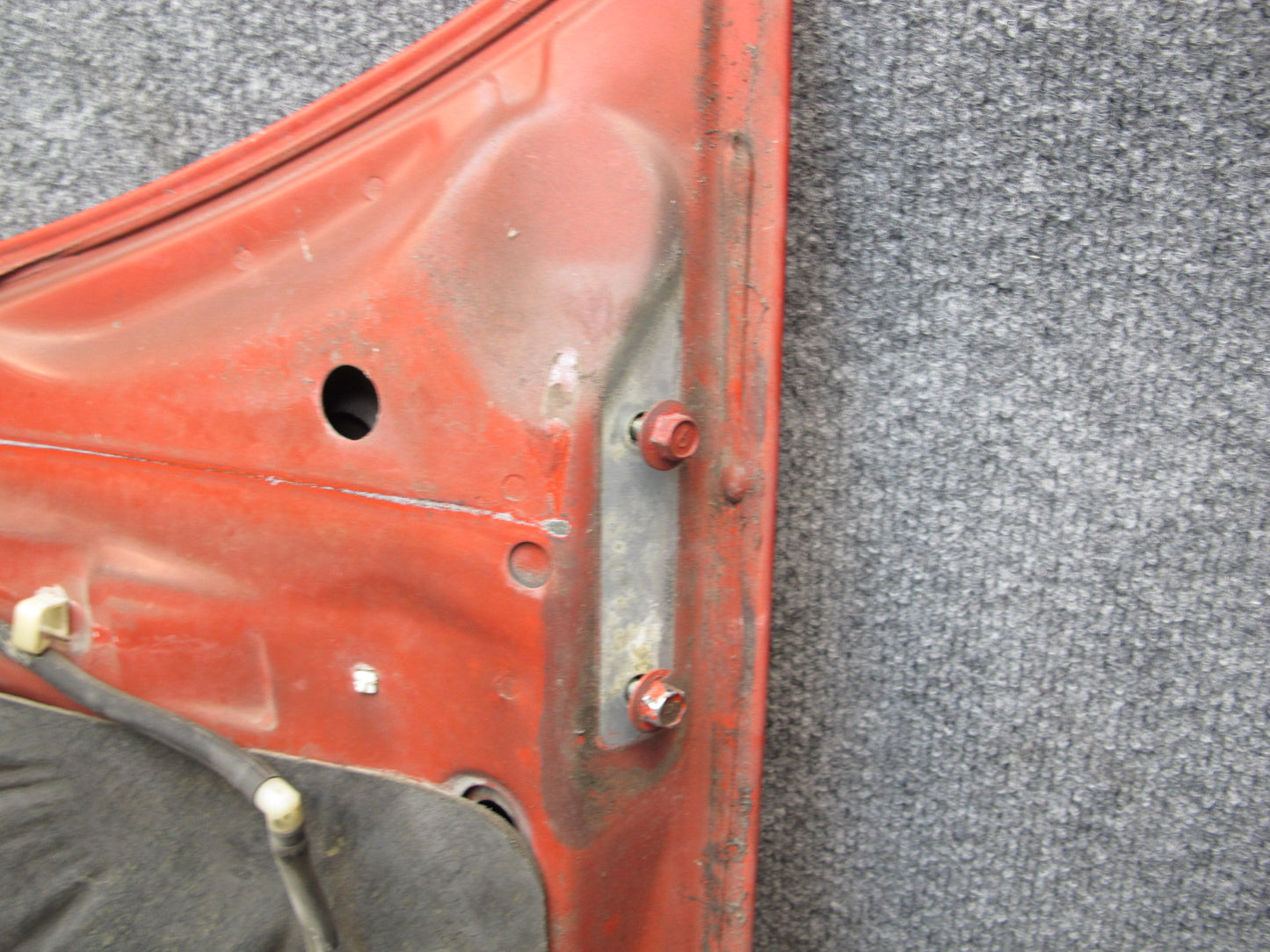 86-91 Mazda RX7 FC3S NON Turbo Front Hood Bonnet Shell Panel Cover RED OEM