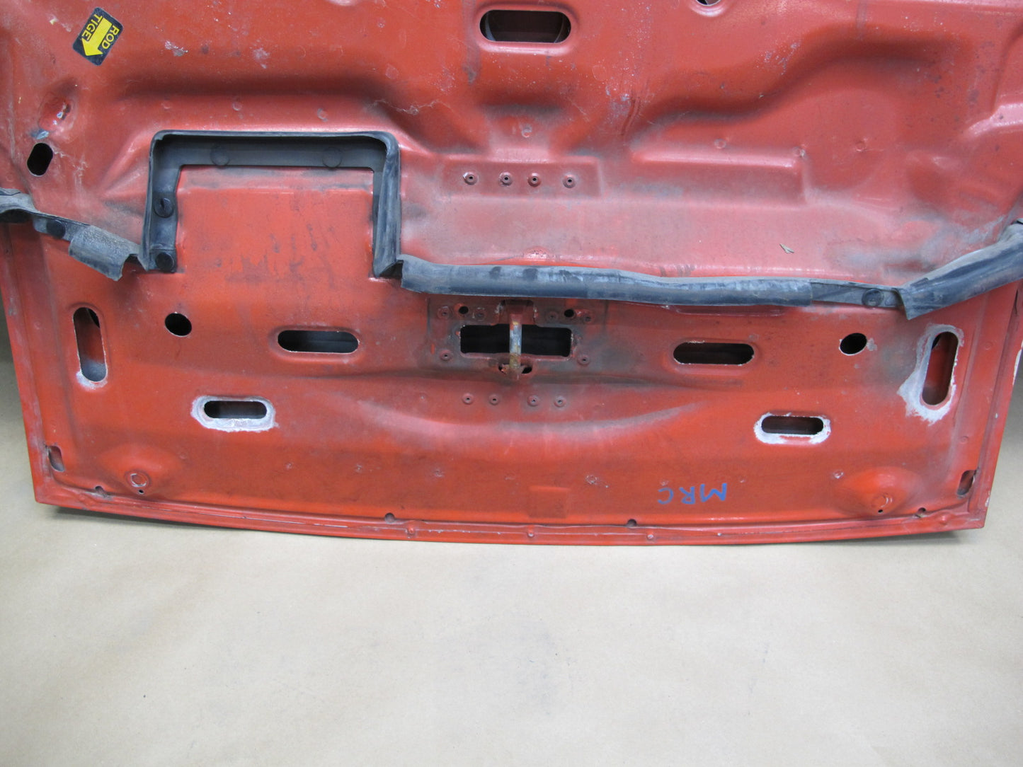 86-91 Mazda RX7 FC3S NON Turbo Front Hood Bonnet Shell Panel Cover RED OEM