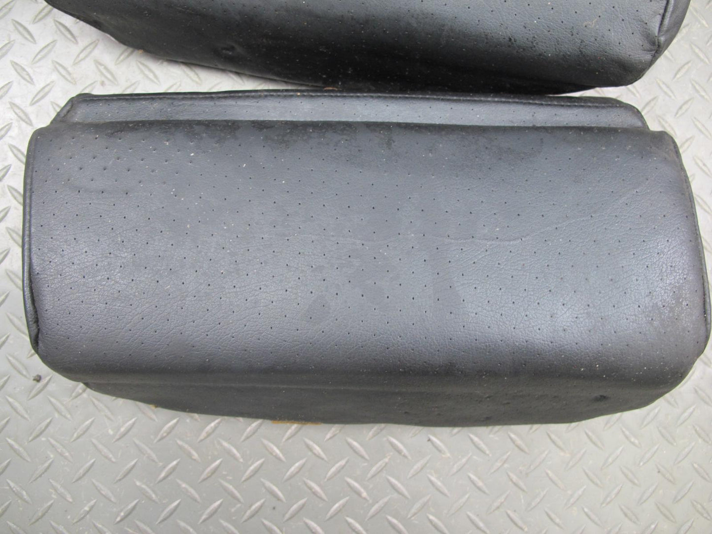 1983-1995 Porsche 928 S Rear Left Driver Side Lower Seat Cushion Leather Black