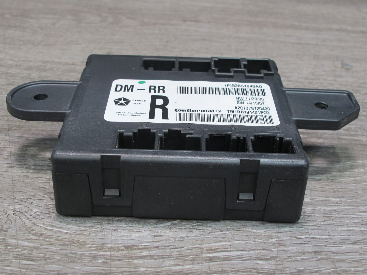 14-19 Maserati Ghibli M157 Rear Right Door Control Module 52851640AD OEM