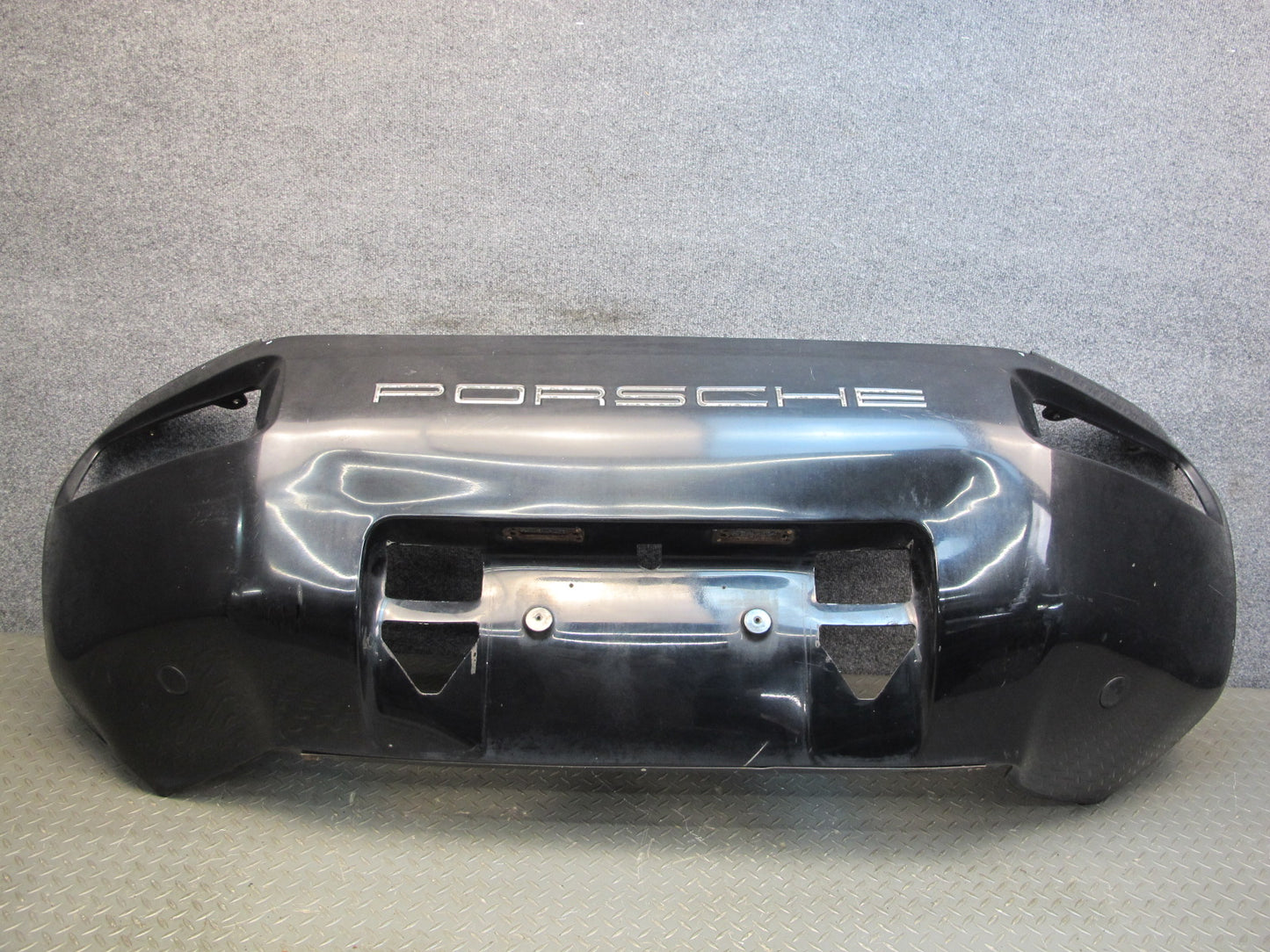 1984-1986 Porsche 928 S Rear Bumper Cover Black 92850502303