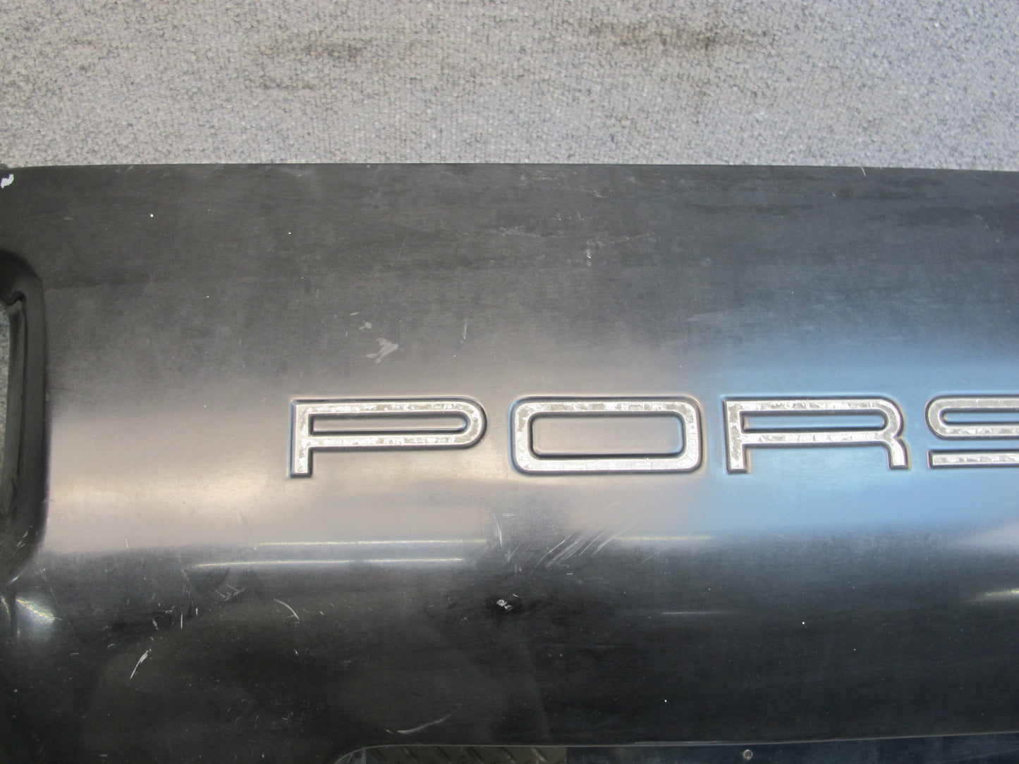 1984-1986 Porsche 928 S Rear Bumper Cover Black 92850502303