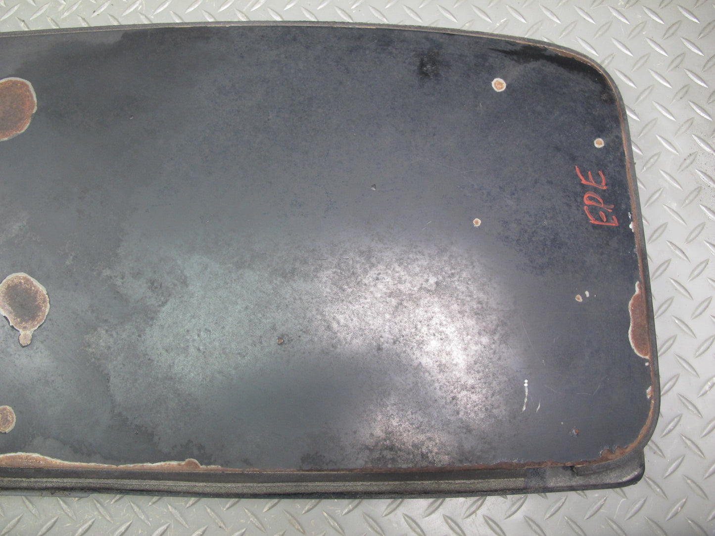 1983-1995 Porsche 928 S Upper Sunroof Moon Roof Panel Cover Silver