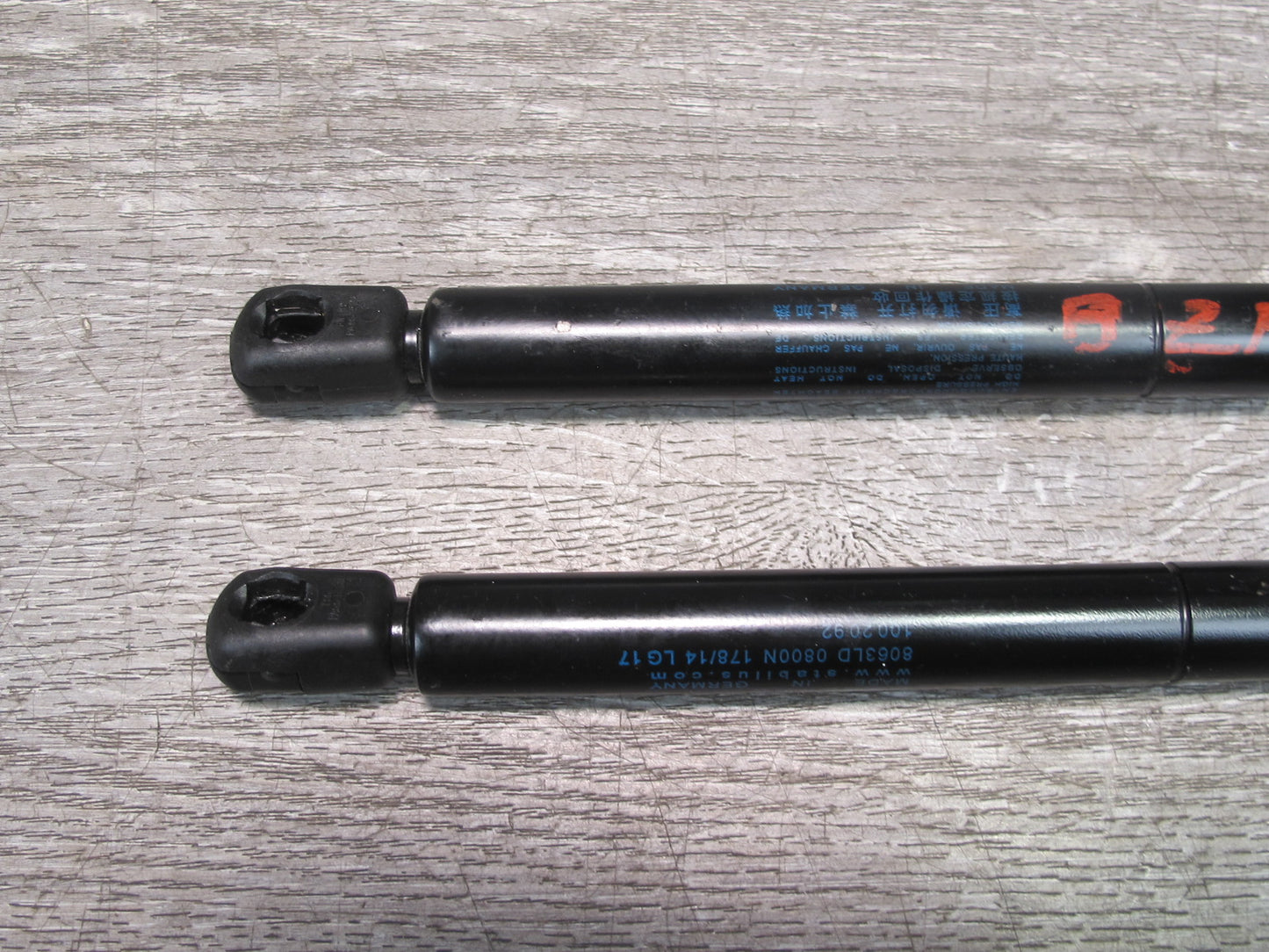 09-16 BMW E89 Z4 Convertible Hard TOP Set of 7 TOP Roof Hydraulic Cylinder OEM