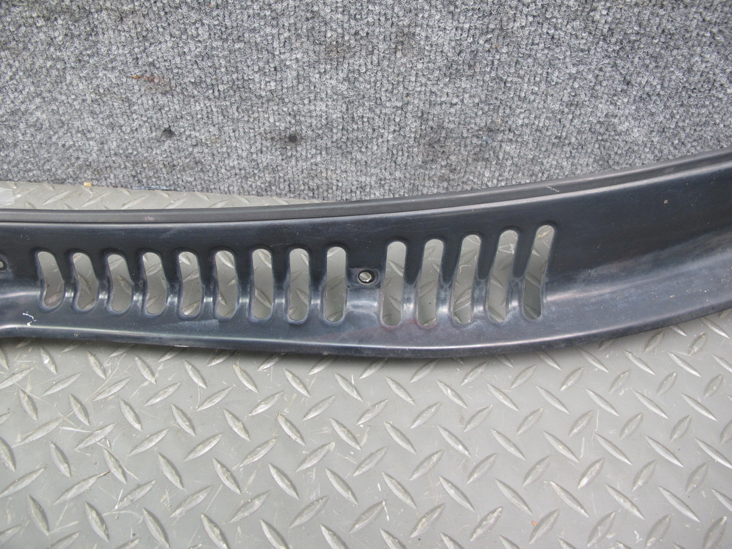 86-91 Mazda RX7 Front Windshield Vent Cowl Wiper Trim Cover Panel OEM