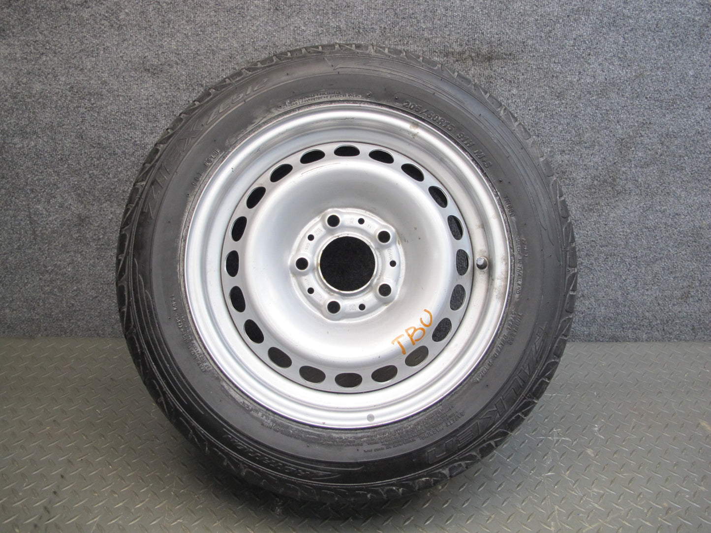 96-02 BMW E36 Emergency Spare Tire R15 15" Wheel 15x6.5 ET47 1181958 OEM