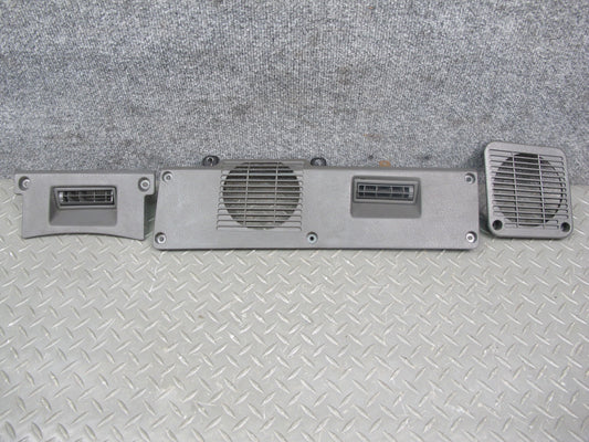 86-88 Mazda RX7 Set of 3 Under Dash Lower Trim Cover Vent Speaker Grille OEM