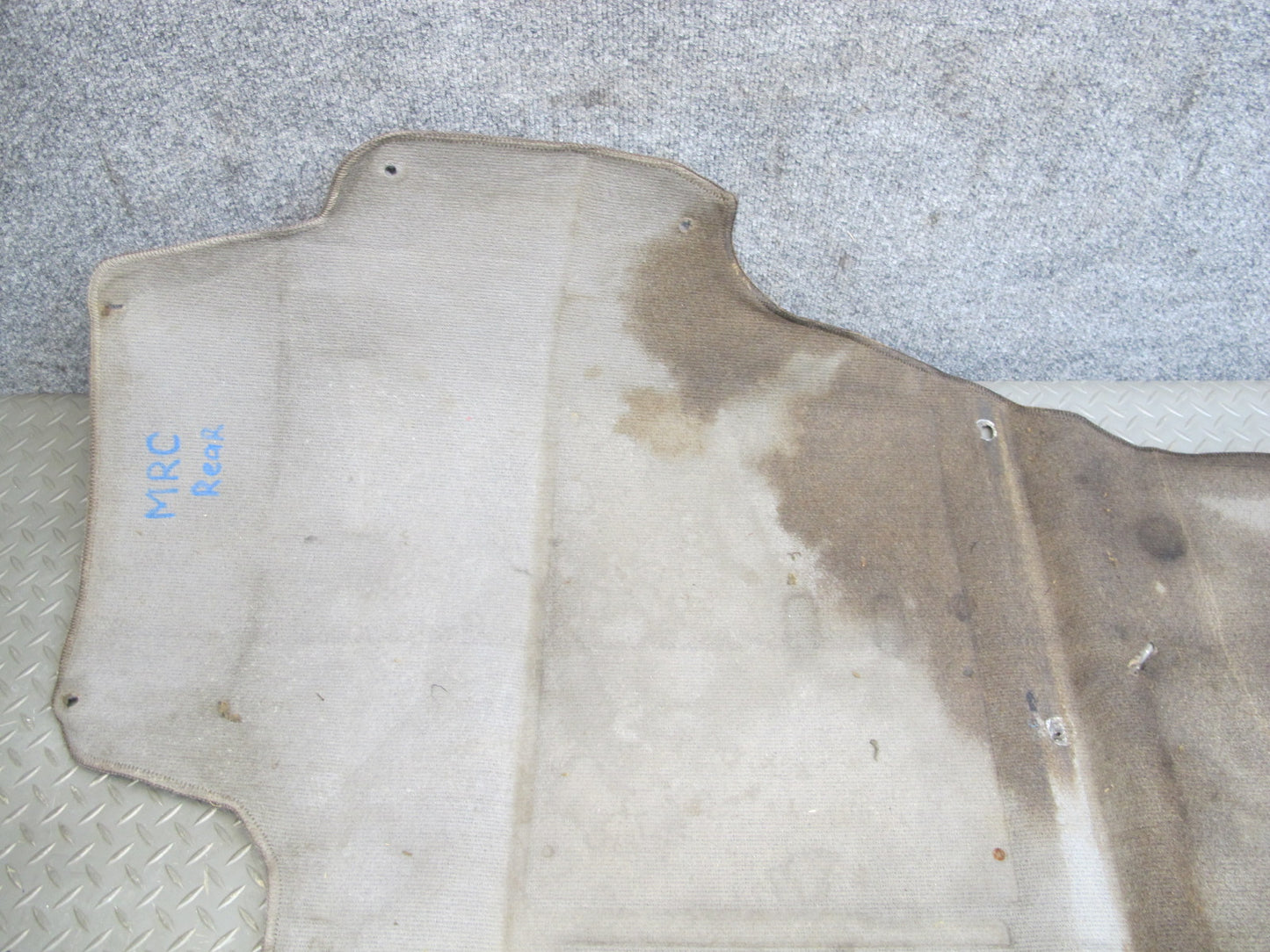 86-91 Mazda RX7 Coupe Rear Trunk Floor MAT Liner Carpet Cover OEM