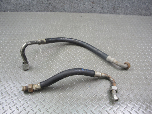 1984-1986 Porsche 928 S Oil Pressure Hose Line Set of 2