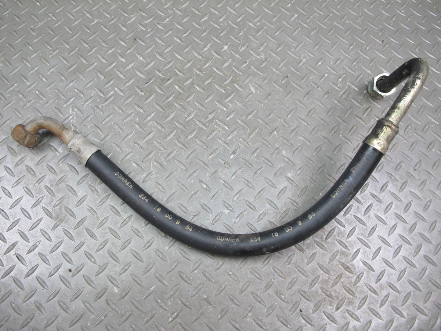 1984-1986 Porsche 928 S Oil Pressure Hose Line Set of 2