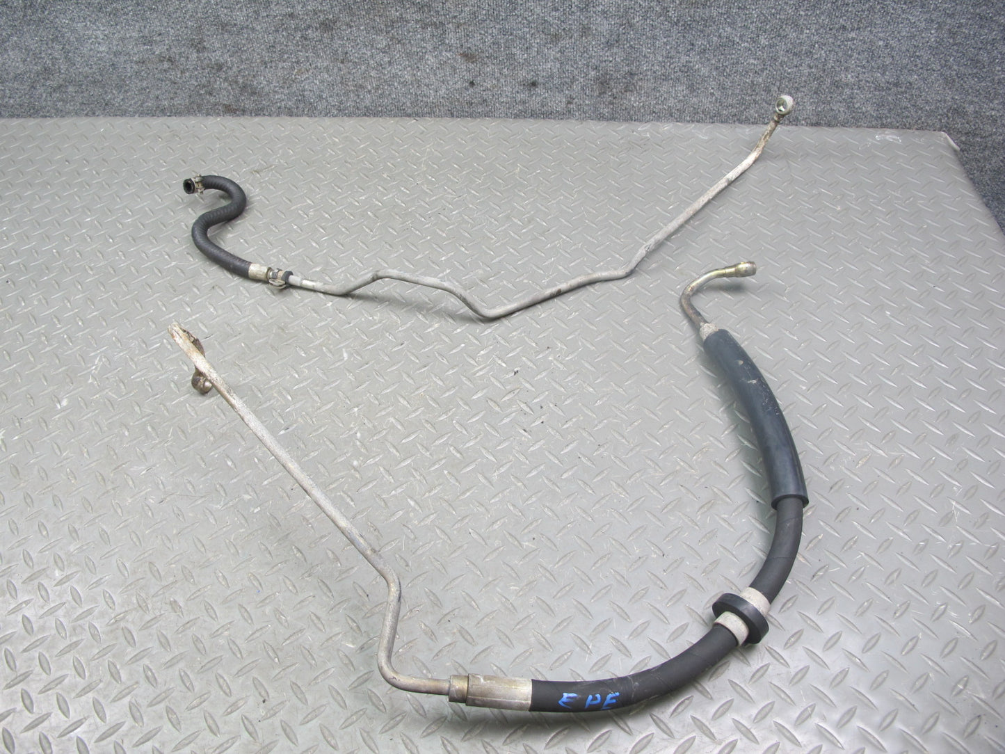 1984-1986 Porsche 928 S Power Steering Pressure Line Hose Pipe Set