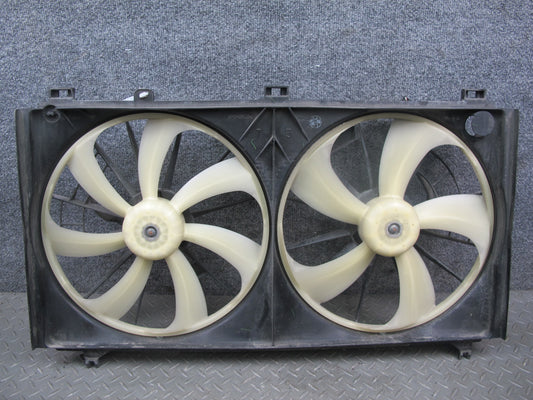 09-12 Lexus IS250 Engine Radiator Cooling Dual Fan Motor w Shroud Assy OEM