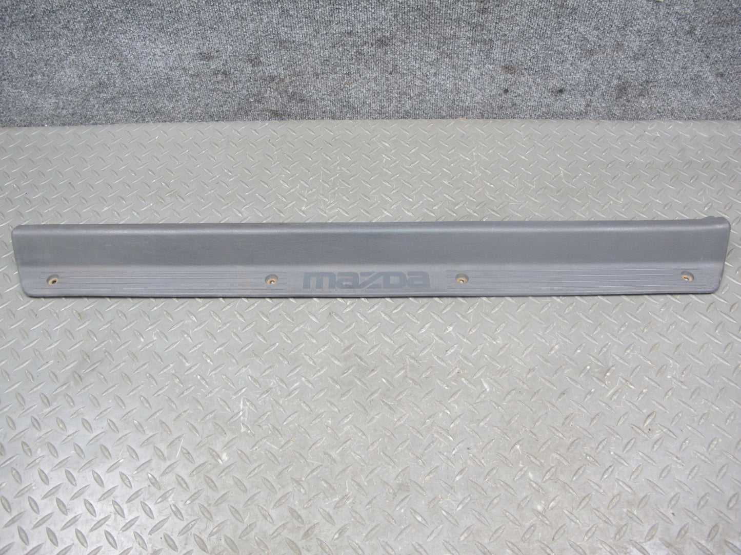 86-88 Mazda RX7 Set of 2 Left & Right Door Scuff Sill Plate Trim Cover OEM