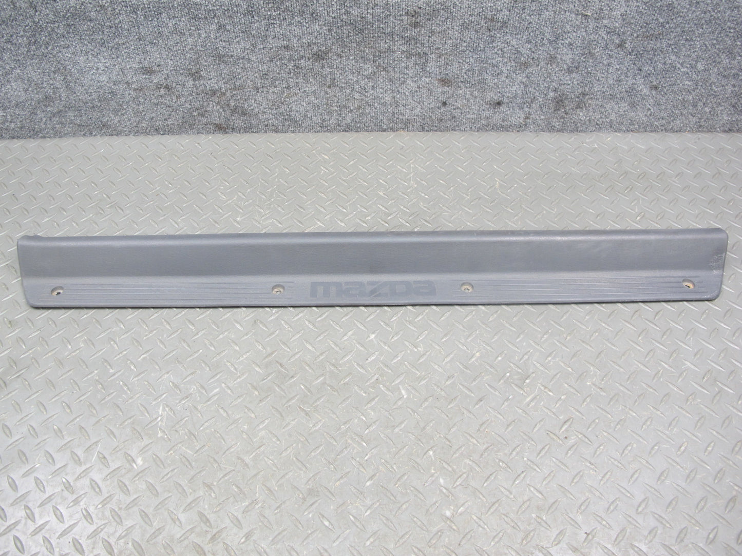 86-88 Mazda RX7 Set of 2 Left & Right Door Scuff Sill Plate Trim Cover OEM