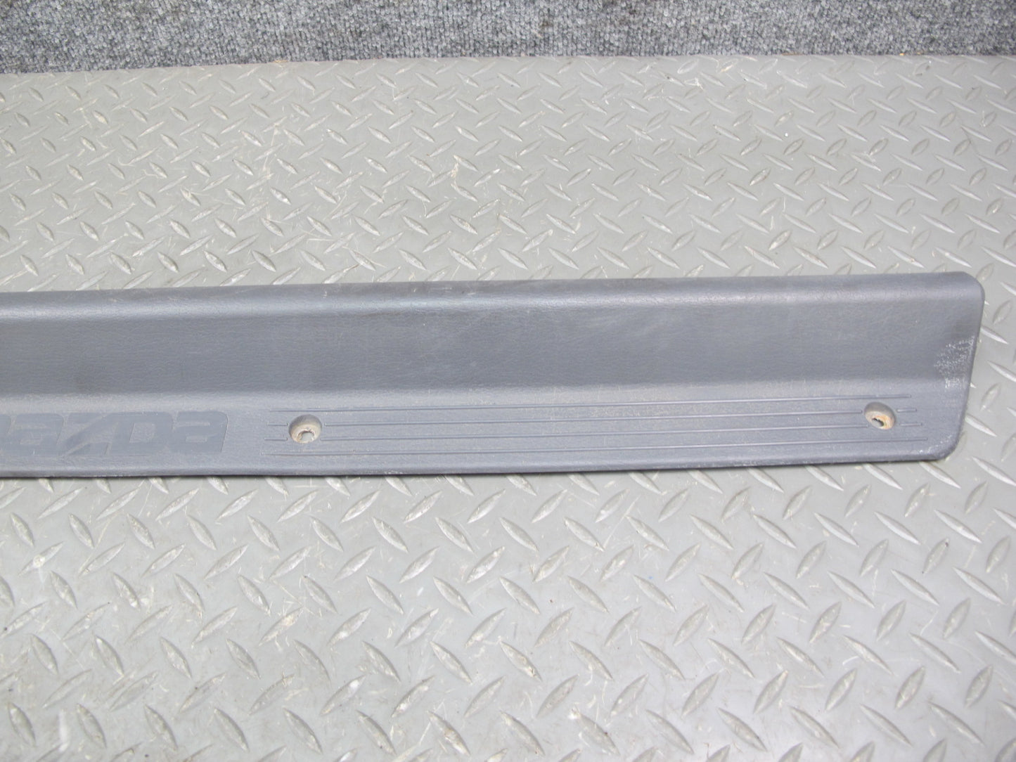 86-88 Mazda RX7 Set of 2 Left & Right Door Scuff Sill Plate Trim Cover OEM