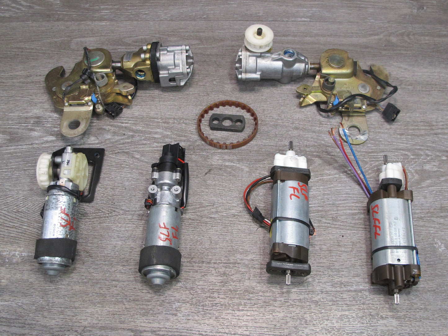96-99 Mercedes R129 Sl-class Set of 6 Front Left Seat Adjust Motor OEM