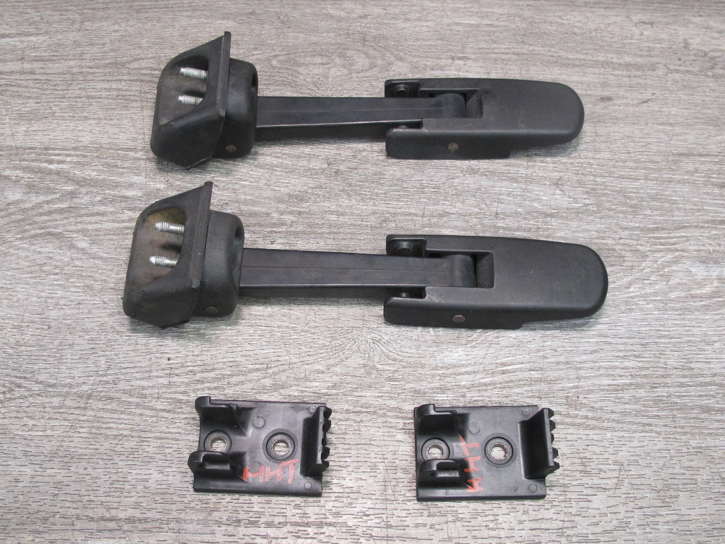 2003-2009 Hummer H2 Front Left & Right Hood Bonnet Latch Lock Strap Support Set