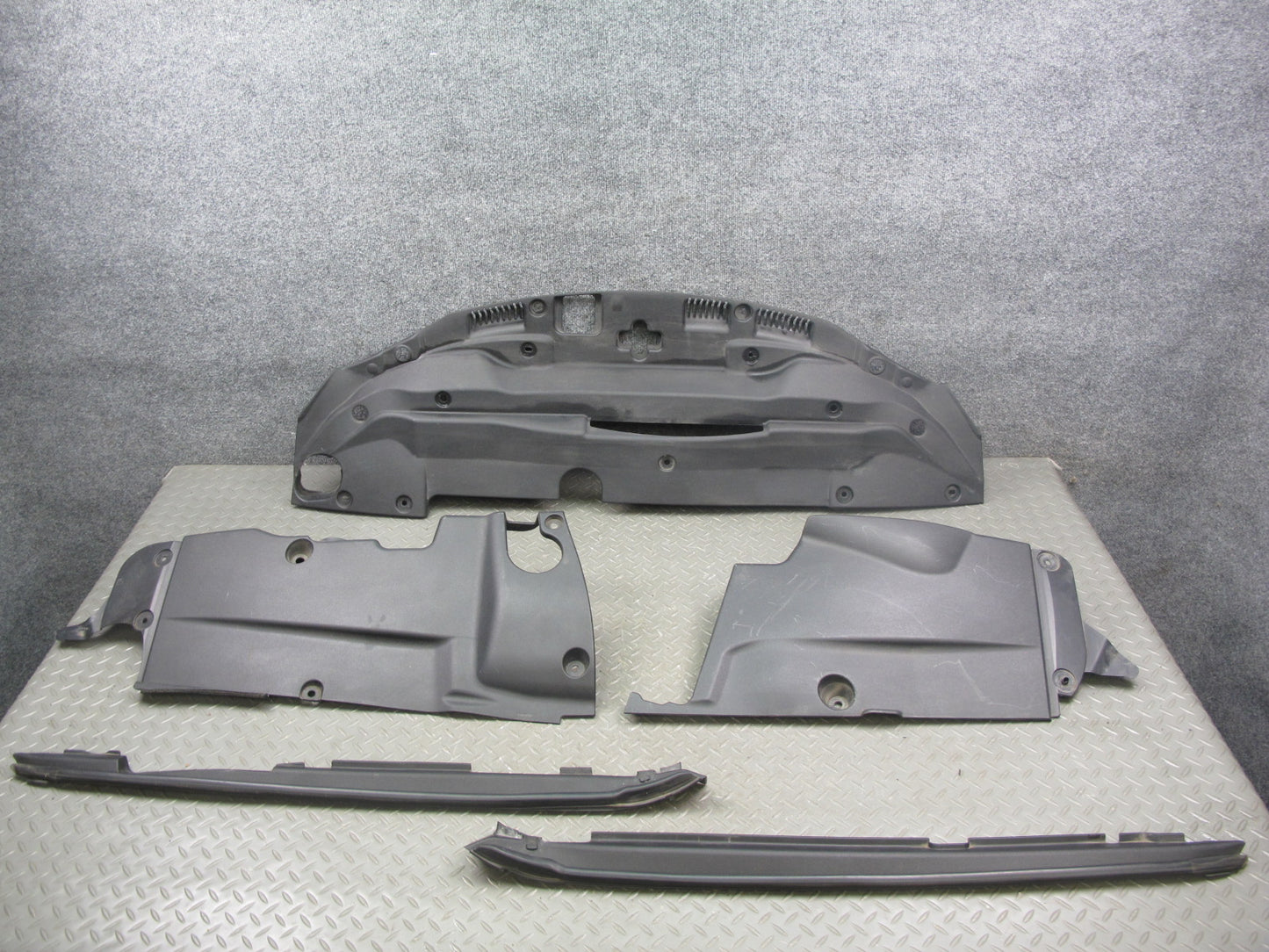 10-13 Lexus IS250 Engine Bay Left Center Right Shield Cover Trim OEM