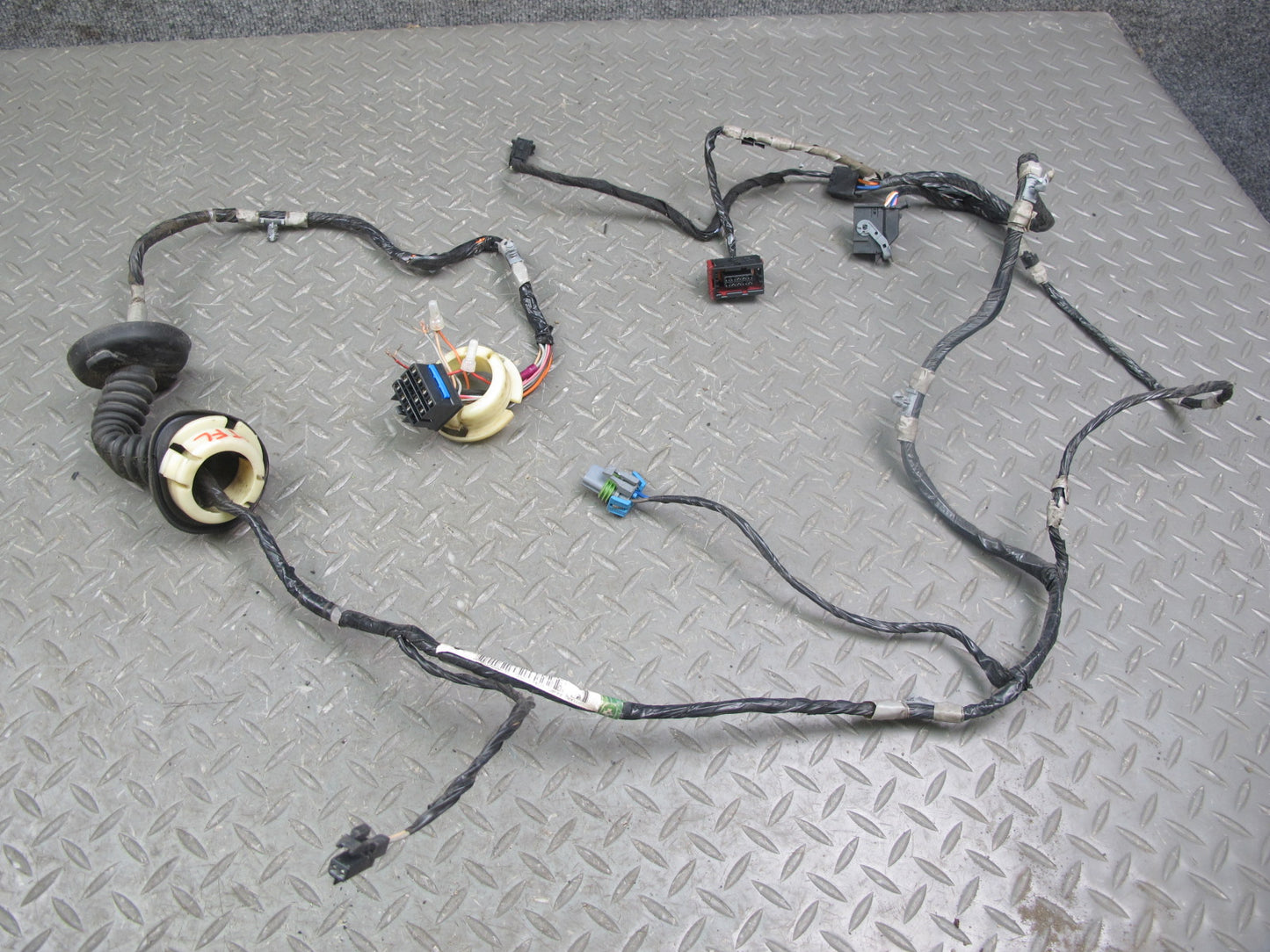 2003-2007 Hummer H2 Front & Rear Left Right Side Door Wiring Wire Harness Set