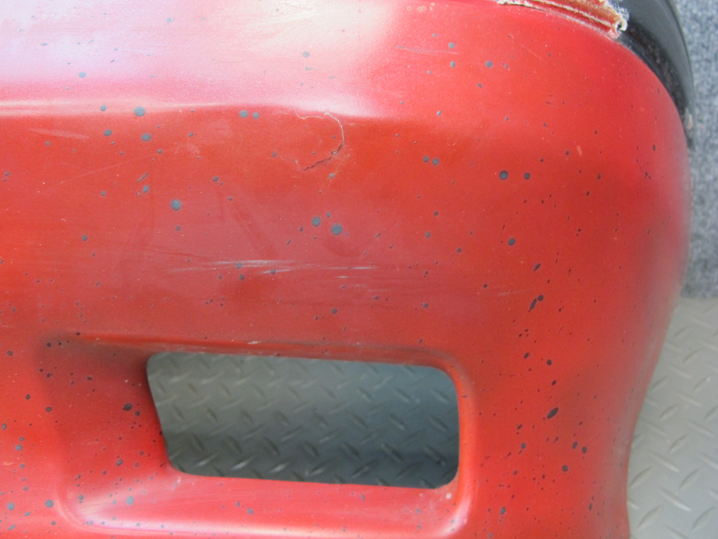 86-88 Mazda RX7 Front Bumper Cover Pure RED w Impact Foam Absorber OEM