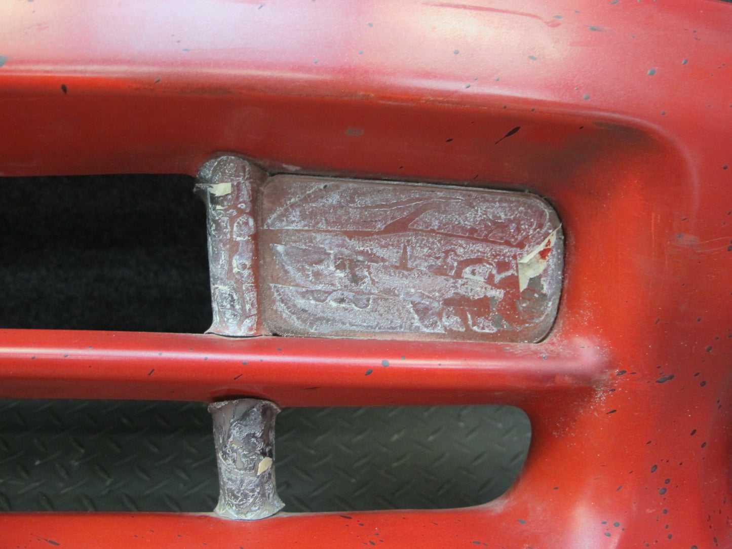 86-88 Mazda RX7 Front Bumper Cover Pure RED w Impact Foam Absorber OEM
