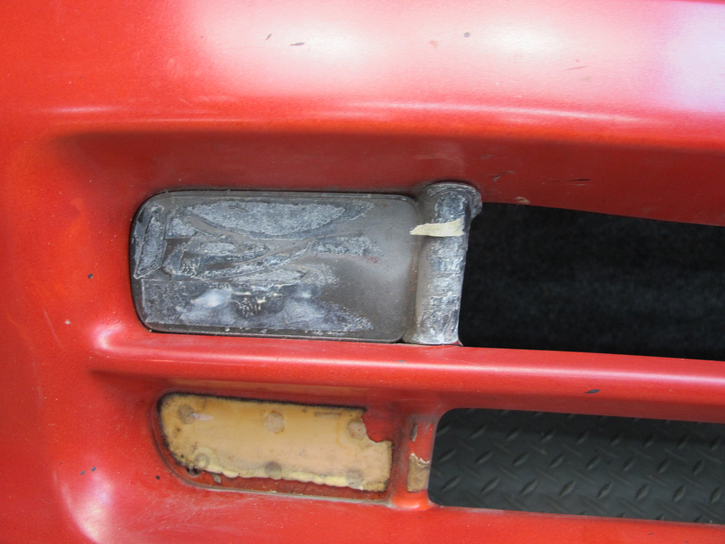 86-88 Mazda RX7 Front Bumper Cover Pure RED w Impact Foam Absorber OEM