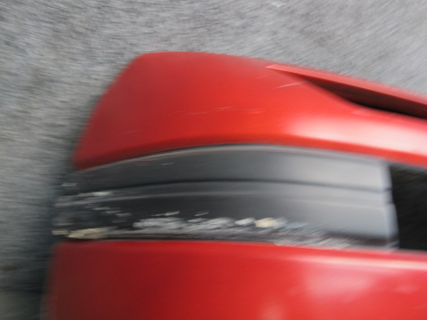 86-88 Mazda RX7 Front Bumper Cover Pure RED w Impact Foam Absorber OEM