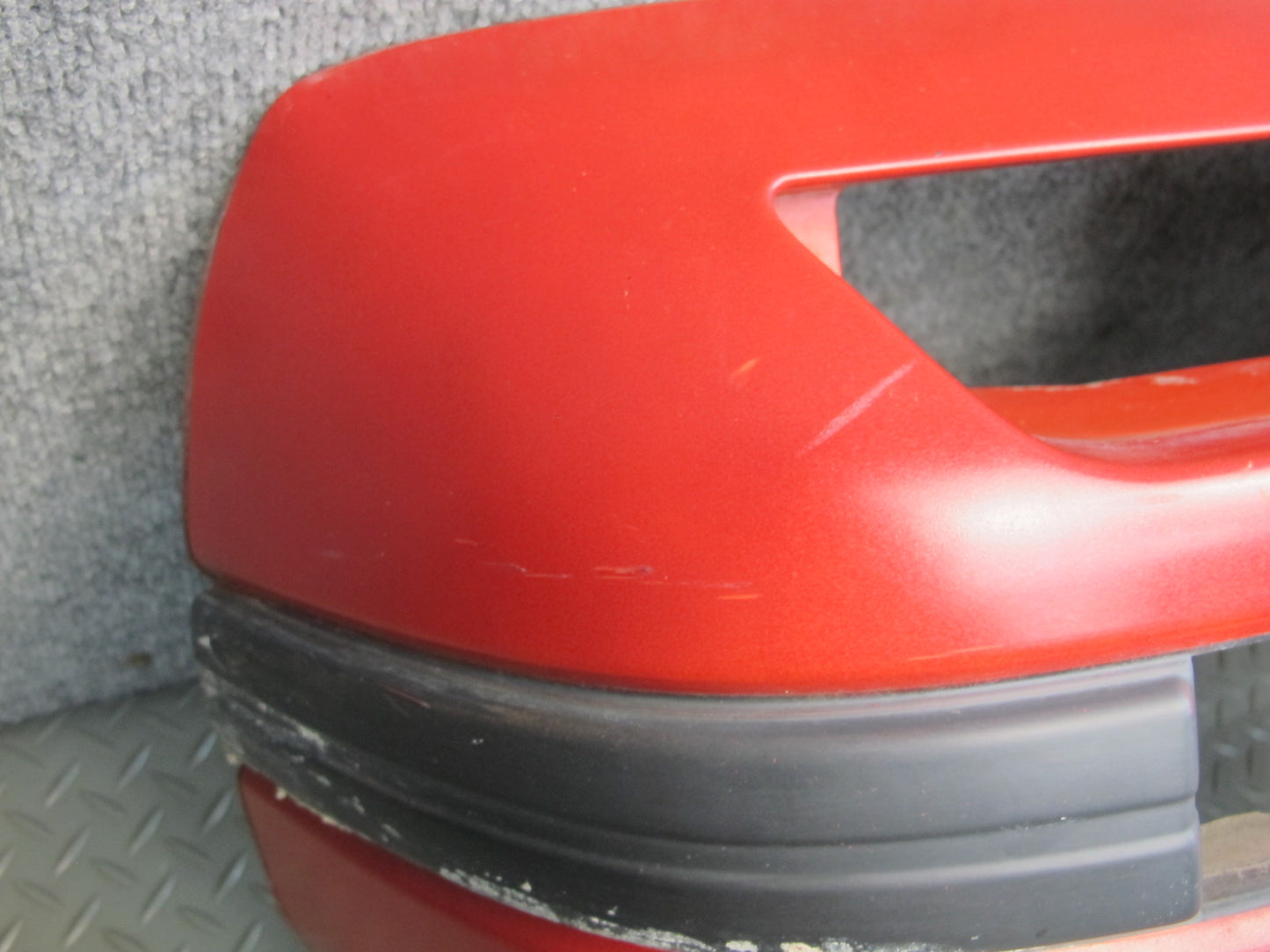 86-88 Mazda RX7 Front Bumper Cover Pure RED w Impact Foam Absorber OEM