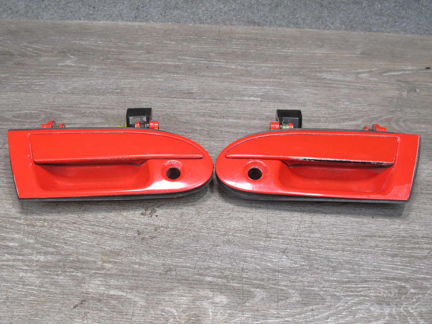 91-99 Dodge Stealth 3000GT Set of 2 Left & Right Door Exterior Handle RED OEM