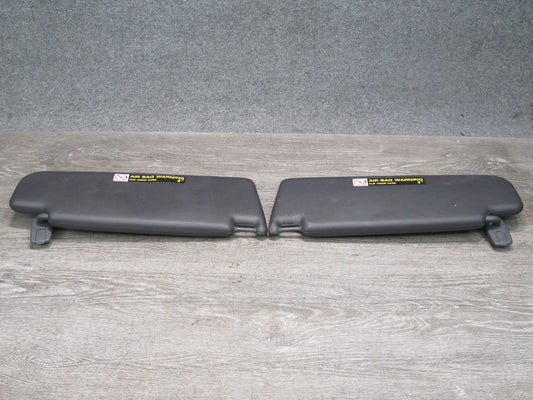 05-09 VW Golf R32 GTI Rabbit Jetta Front Left & Right Sun Visor Set Black OEM