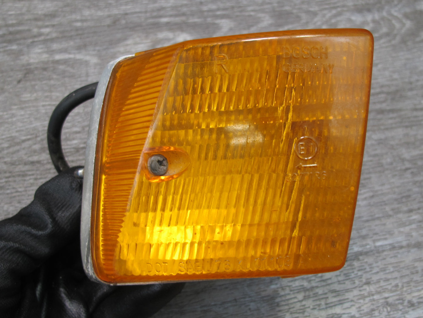 1978-1986 Porsche 928 S Front Left & Right Side Fog Light Turn Signal Lamp Set