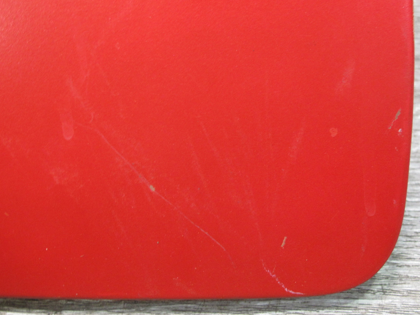 86-91 Mazda RX7 Fuel Tank Filler Door Lid Cover Pure RED OEM