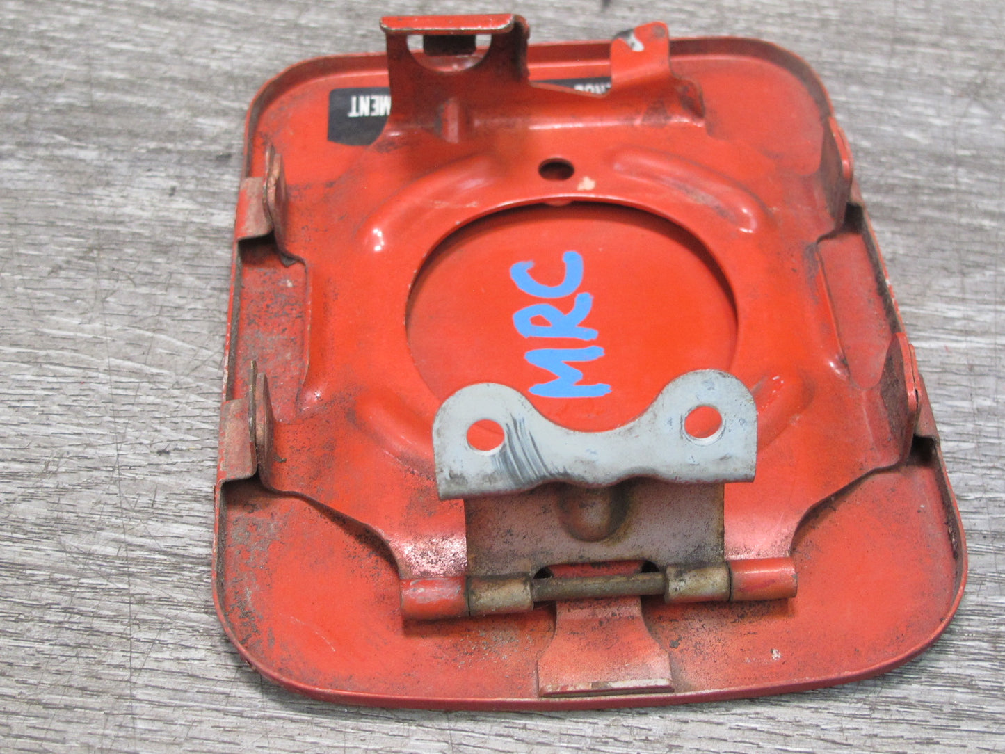 86-91 Mazda RX7 Fuel Tank Filler Door Lid Cover Pure RED OEM