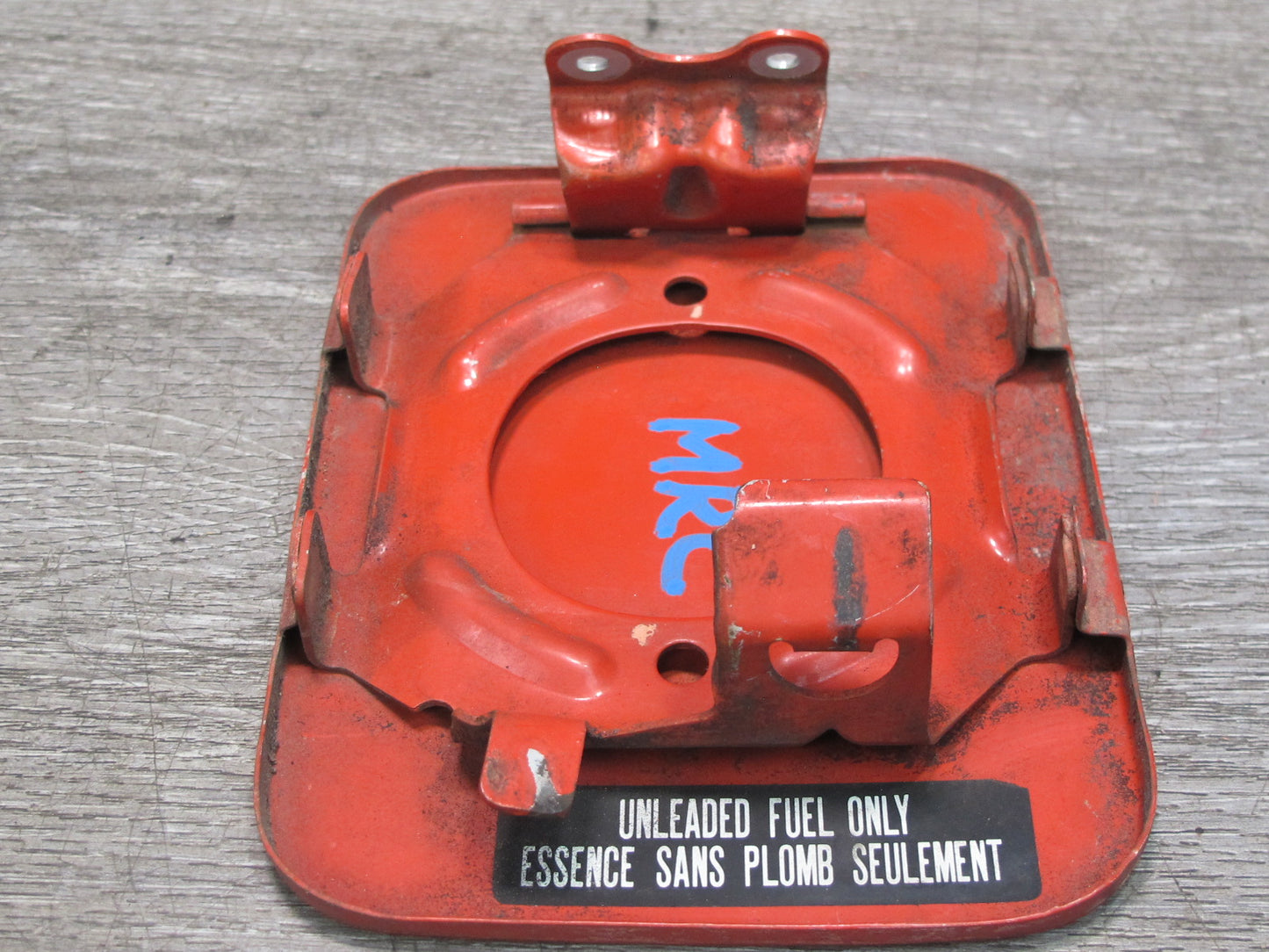 86-91 Mazda RX7 Fuel Tank Filler Door Lid Cover Pure RED OEM