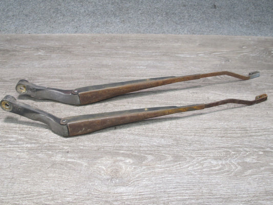 86-91 Mazda RX7 Set of 2 Front Windshield Left & Right Wiper Arm OEM