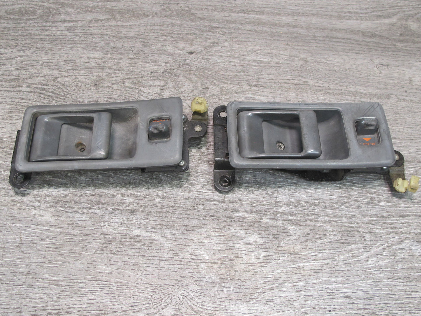 86-91 Mazda RX7 Set of 2 Left & Right Door Interior Handle OEM