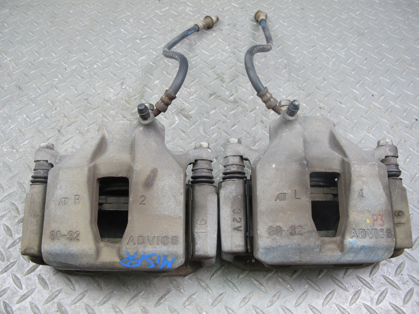 09-15 Lexus IS250 RWD Set of 2 Front Left & Right Brake Caliper OEM