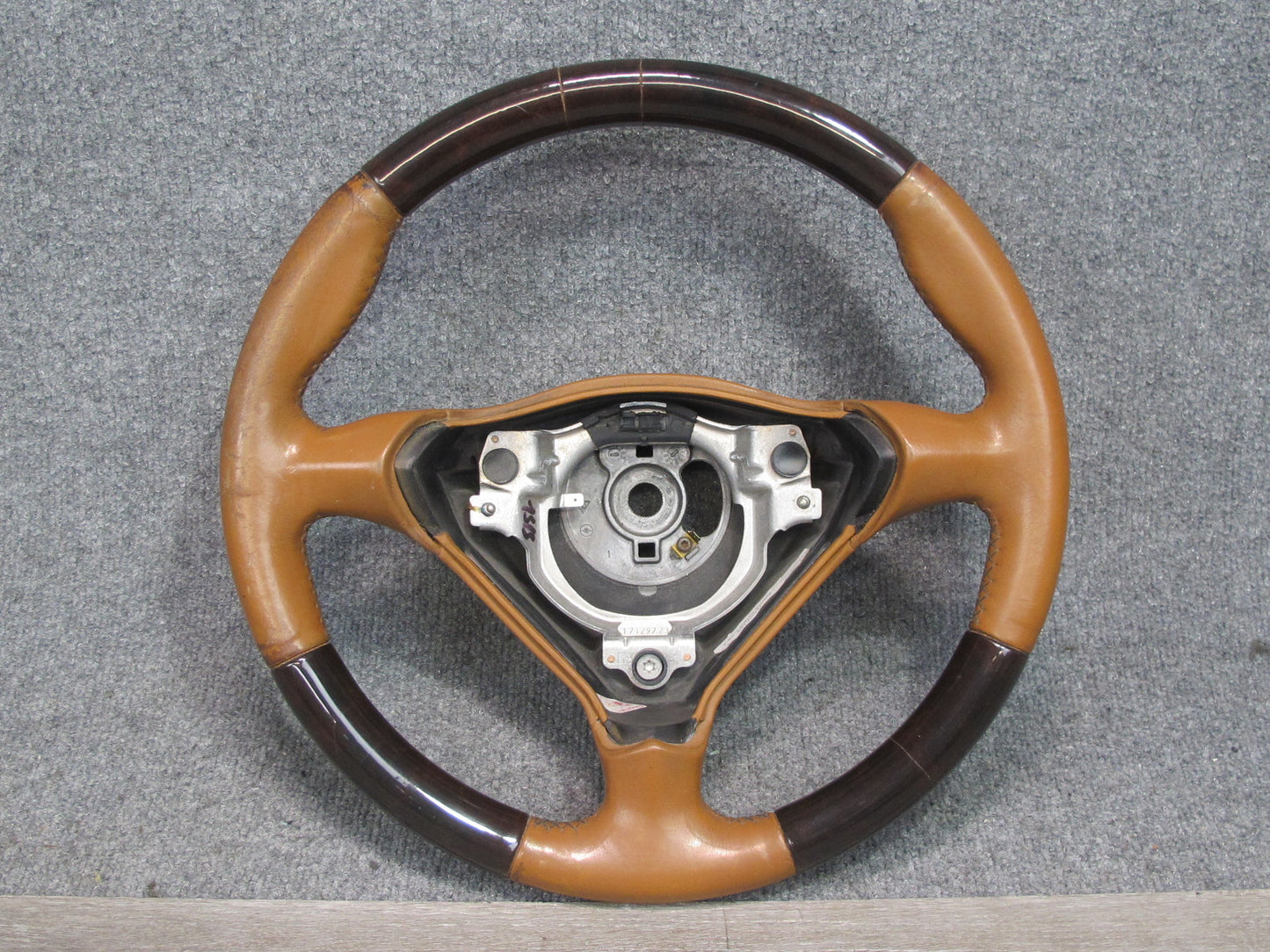 2000-2005 Porsche 911 Carrera 996 M/T 3 Spoke Steering Leather Wood Brown