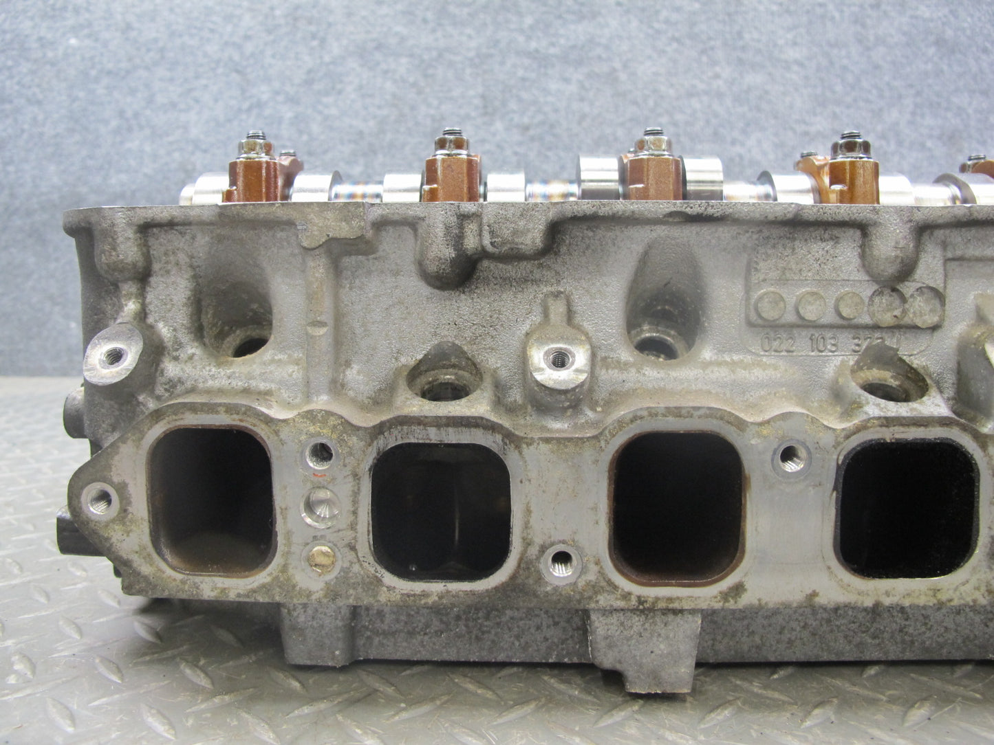 2008 VW Golf R32 VR6 3.2L Cbra Engine Cylinder Head w Camshafts & Timing Cover