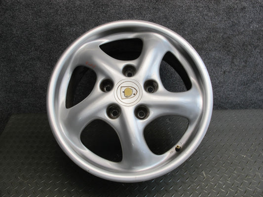 99-05 Porsche 911 Carrera 996 Factory 17 Alloy 5 Spoke Wheel Rim 17X7J ET55