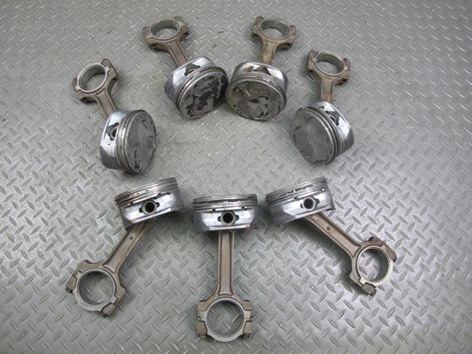 2008-2009 Hummer H2 6.2L V8 Engine Piston Connecting Rod Set of 7