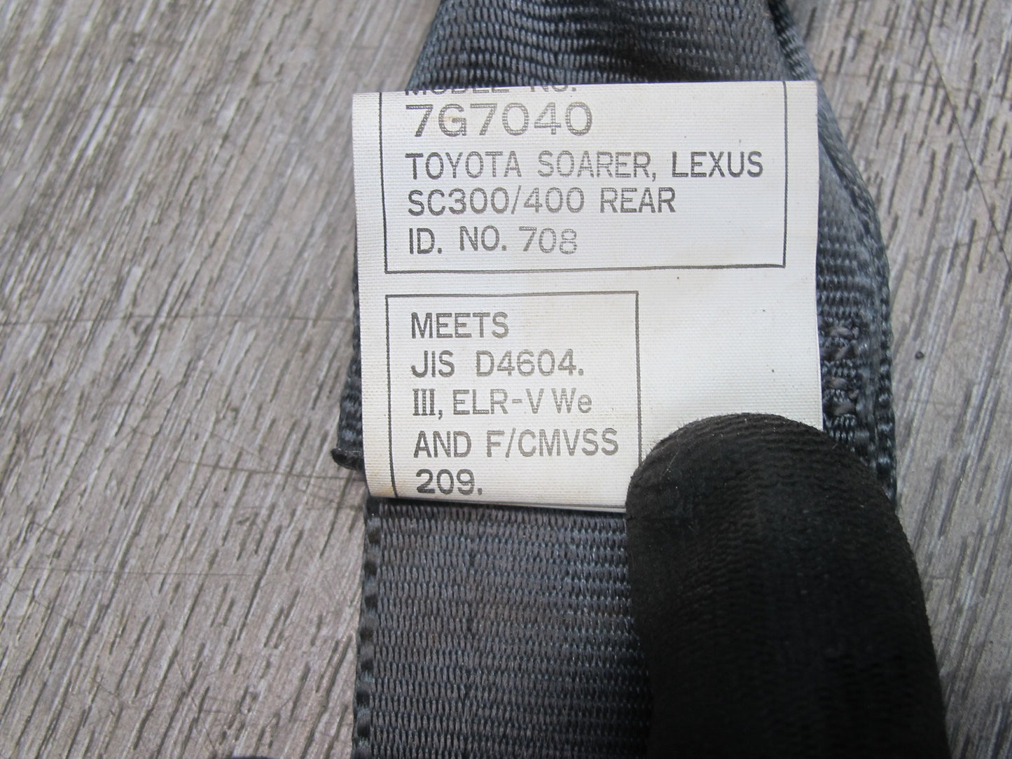 92-00 LEXUS SC300 SC400 REAR RIGHT & LEFT SIDE SEATBELT RETRACTOR SET OEM